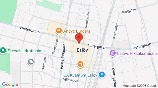 Lägenheter att hyra i Eslöv - kort over placeringen