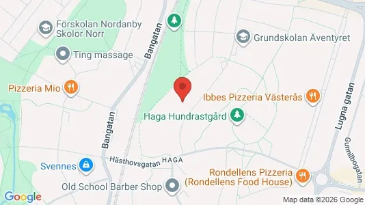 Lägenheter att hyra i Västerås - kort over placeringen