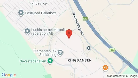 Lägenheter att hyra i Norrköping - kort over placeringen