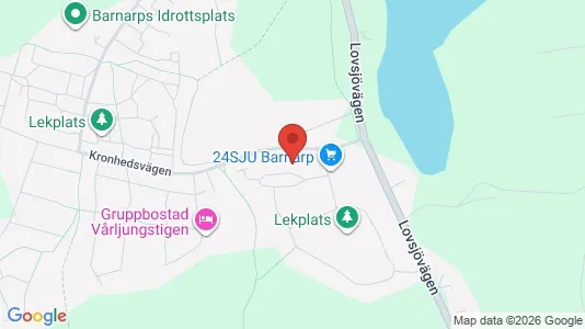 Lägenheter att hyra i Jönköping - kort over placeringen