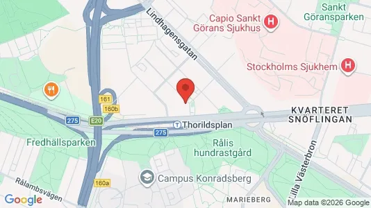 Lägenheter att hyra i Kungsholmen - kort over placeringen