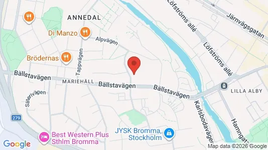 Lägenheter att hyra i Västerort - kort over placeringen