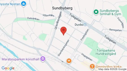 Lägenheter att hyra i Sundbyberg - kort over placeringen