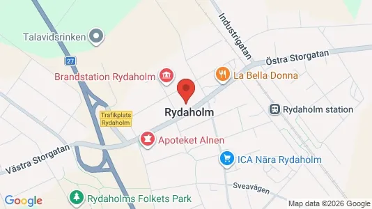 Lägenheter att hyra i Värnamo - kort over placeringen
