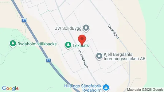 Lägenheter att hyra i Värnamo - kort over placeringen