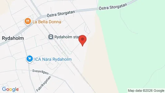 Lägenheter att hyra i Värnamo - kort over placeringen