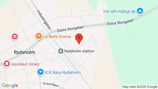 Lägenheter att hyra i Värnamo - kort over placeringen