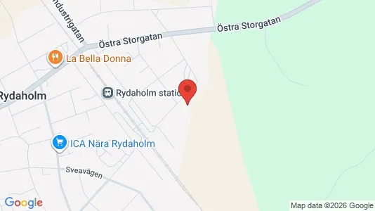 Lägenheter att hyra i Värnamo - kort over placeringen
