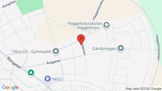 Lägenheter att hyra i Tibro - kort over placeringen