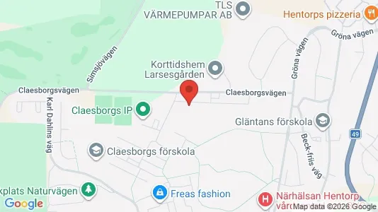 Lägenheter att hyra i Skövde - kort over placeringen