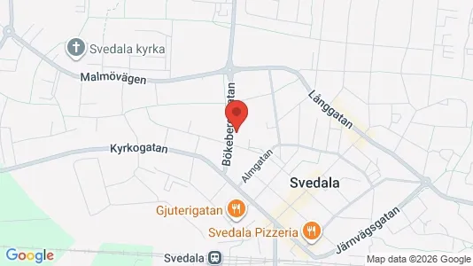 Lägenheter att hyra i Svedala - kort over placeringen