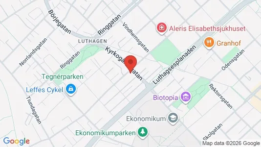 Lägenheter att hyra i Uppsala - kort over placeringen
