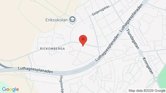 Lägenheter att hyra i Uppsala - kort over placeringen