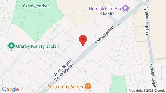 Lägenheter att hyra i Uppsala - kort over placeringen