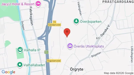 Lägenheter att hyra i Örgryte-Härlanda - kort over placeringen