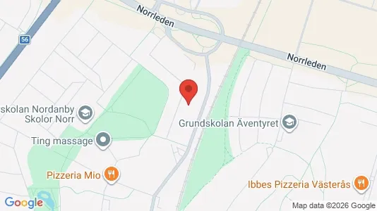 Lägenheter att hyra i Västerås - kort over placeringen