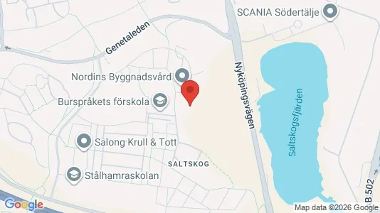 Lägenheter att hyra i Södertälje - kort over placeringen