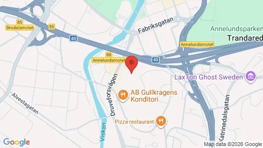 Lägenheter att hyra i Borås - kort over placeringen