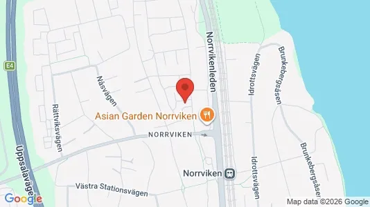 Lägenheter att hyra i Sollentuna - kort over placeringen
