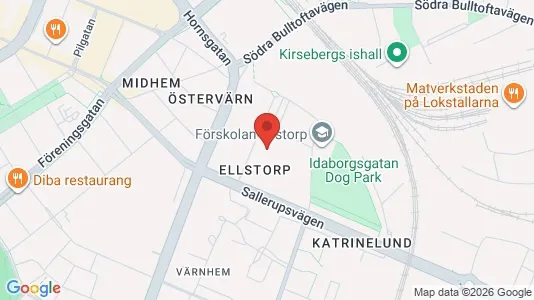 Lägenheter att hyra i Malmö Centrum - kort over placeringen