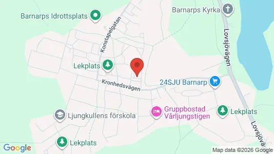 Lägenheter att hyra i Jönköping - kort over placeringen