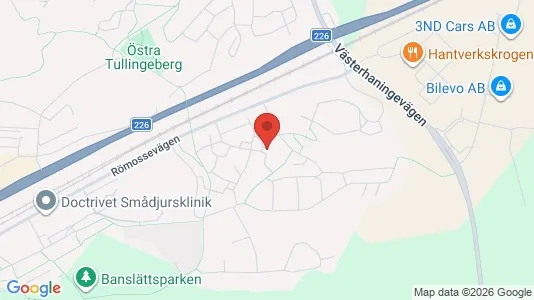 Lägenheter att hyra i Botkyrka - kort over placeringen