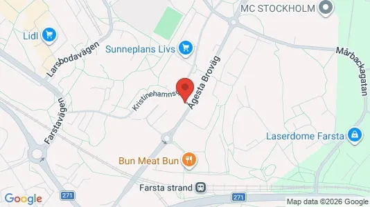 Lägenheter att hyra i Söderort - kort over placeringen