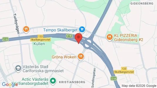 Lägenheter att hyra i Västerås - kort over placeringen