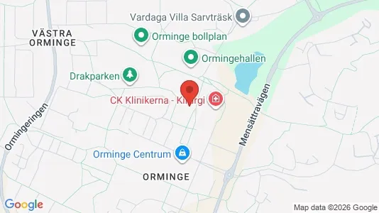Lägenheter att hyra i Nacka - kort over placeringen