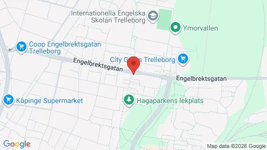 Lägenheter att hyra i Trelleborg - kort over placeringen