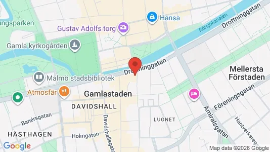 Lägenheter att hyra i Malmö Centrum - kort over placeringen