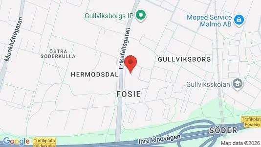 Lägenheter att hyra i Fosie - kort over placeringen