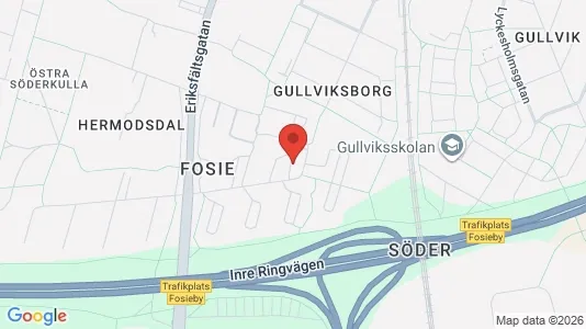 Lägenheter att hyra i Fosie - kort over placeringen