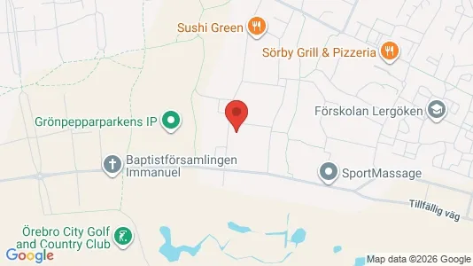 Lägenheter att hyra i Örebro - kort over placeringen