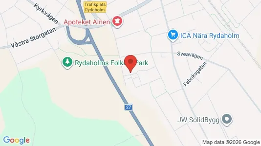 Lägenheter att hyra i Värnamo - kort over placeringen