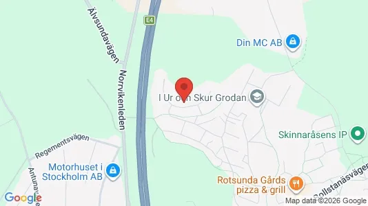 Lägenheter att hyra i Sollentuna - kort over placeringen